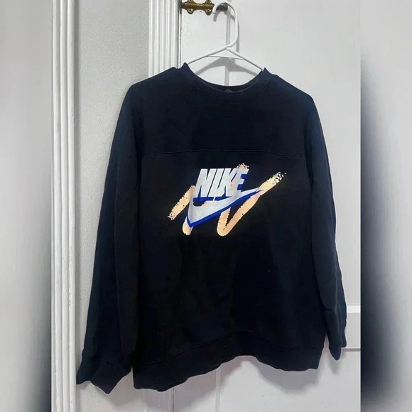 Nike Archive Black Scribble Logo Sweatshirt - Picture 7 of 8